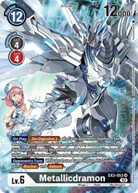Metallicdramon (Alternate Art) (EX3-053 SR) [Draconic Roar]