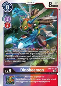 Dinobeemon (Box Topper) (EX3-061 U) [Draconic Roar]