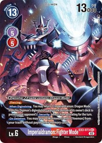 Imperialdramon: Fighter Mode (Alternate Art) (EX3-073 SEC) [Draconic Roar]