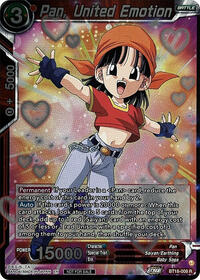 Pan, United Emotion (Zenkai Series Pack Vol.1) (BT18-009) [Tournament Promotion Cards]