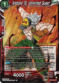 Android 13, Uninvited Guest (Fighter's Ambition Holiday Pack) (BT19-021) [Tournament Promotion Cards]