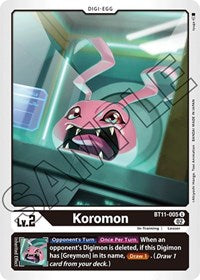 Koromon (BT11-005 U) [Dimensional Phase]