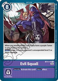 Evil Squall (BT11-110 C) [Dimensional Phase]