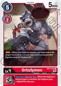 Grizzlymon (BT11-010 C) [Dimensional Phase]