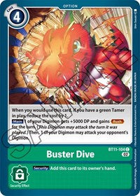 Buster Dive (BT11-104 C) [Dimensional Phase]