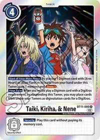 Taiki, Kiriha, & Nene (BT11-095 R) [Dimensional Phase]
