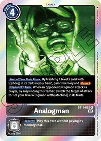 Analogman (BT11-092 R) [Dimensional Phase]