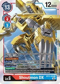 Shoutmon DX (BT11-018 R) [Dimensional Phase]