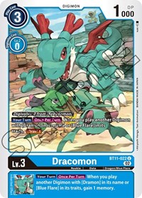 Dracomon (BT11-022 U) [Dimensional Phase]