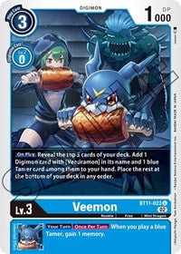 Veemon (BT11-023 U) [Dimensional Phase]