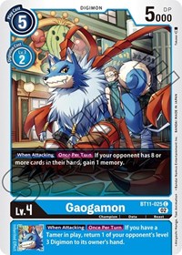 Gaogamon (BT11-025 C) [Dimensional Phase]