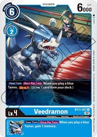 Veedramon (BT11-027 U) [Dimensional Phase]