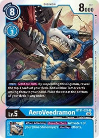 AeroVeedramon (BT11-029 R) [Dimensional Phase]
