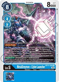 MetalGreymon + Cyber Launcher (BT11-030 U) [Dimensional Phase]