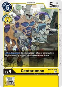 Centarumon (BT11-039 C) [Dimensional Phase]