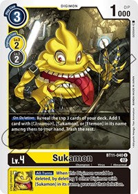 Sukamon (BT11-040 U) [Dimensional Phase]