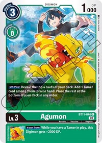 Agumon (BT11-046 U) [Dimensional Phase]