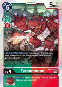 Tyrannomon (BT11-052 R) [Dimensional Phase]