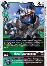 MetalTyrannomon (BT11-055 U) [Dimensional Phase]
