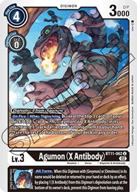 Agumon (X Antibody) (BT11-062 U) [Dimensional Phase]