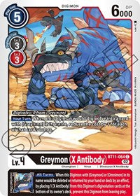 Greymon (X Antibody) (BT11-064 C) [Dimensional Phase]