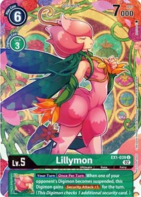 Lillymon (Digimon Illustration Competition Pack 2022) (EX1-039 U) [Dimensional Phase]