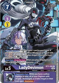 LadyDevimon (Alternate Art) (BT11-083 R) [Dimensional Phase]