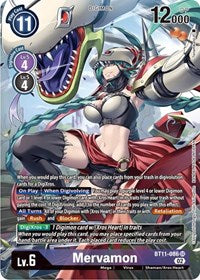 Mervamon (Alternate Art) (BT11-086 SR) [Dimensional Phase]