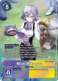Mirei Mikagura (Alternate Art) (BT11-094 SR) [Dimensional Phase]