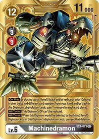Machinedramon (Alternate Art) (EX1-073 SEC) [Dimensional Phase]