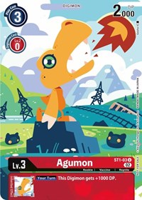 Agumon (Digimon Illustration Competition Pack 2022) (ST1-03 U) [Dimensional Phase]