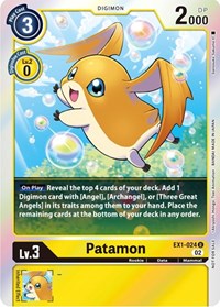 Patamon (Official Tournament Pack Vol.8) (EX1-024 U) [Classic Collection]