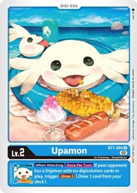 Upamon - BT1-003 (Winner Pack Dimensional Phase) (BT1-003 R) [Release Special Booster 1.0]
