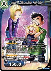 Android 18, Krillin, and Maron, Family United (BT20-030) [Power Absorbed]