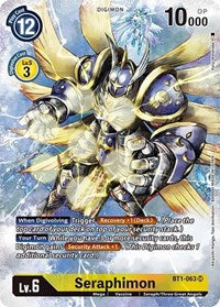 Seraphimon (Alternate Art) (BT1-063 SR) [Dimensional Phase]