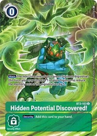 Hidden Potential Discovered! (Alternate Art) (BT3-103 U) [Dimensional Phase]