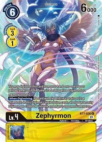 Zephyrmon (Alternate Art) (BT7-036 U) [Dimensional Phase]