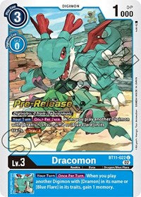 Dracomon (BT11-022 U) [Dimensional Phase Pre-Release Cards]