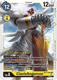ClavisAngemon (BT11-045 U) [Dimensional Phase Pre-Release Cards]