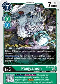 Panjyamon (BT11-054 U) [Dimensional Phase Pre-Release Cards]