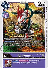 Ignitemon (BT11-076 U) [Dimensional Phase Pre-Release Cards]