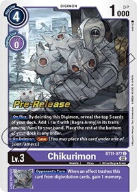 Chikurimon (BT11-077 U) [Dimensional Phase Pre-Release Cards]