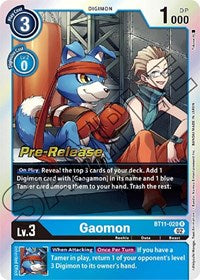 Gaomon (BT11-020 R) [Dimensional Phase Pre-Release Cards]