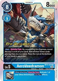 AeroVeedramon (BT11-029 R) [Dimensional Phase Pre-Release Cards]