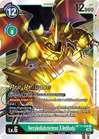 HerculesKabuterimon (X Antibody) (BT11-058 R) [Dimensional Phase Pre-Release Cards]