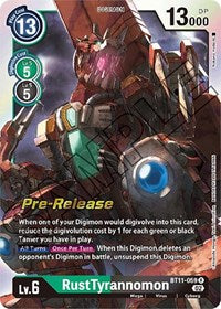 RustTyrannomon (BT11-059 R) [Dimensional Phase Pre-Release Cards]