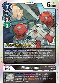 Mamemon (BT11-068 R) [Dimensional Phase Pre-Release Cards]