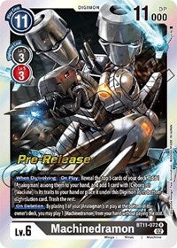Machinedramon (BT11-072 R) [Dimensional Phase Pre-Release Cards]