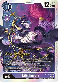 Lilithmon (BT11-087 R) [Dimensional Phase Pre-Release Cards]