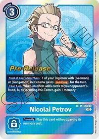 Nicolai Petrov (BT11-090 R) [Dimensional Phase Pre-Release Cards]